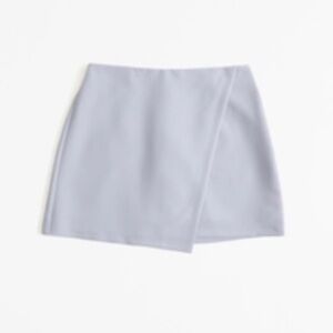 Abercrombie gray wrap Scarlett mini skort NWT size L